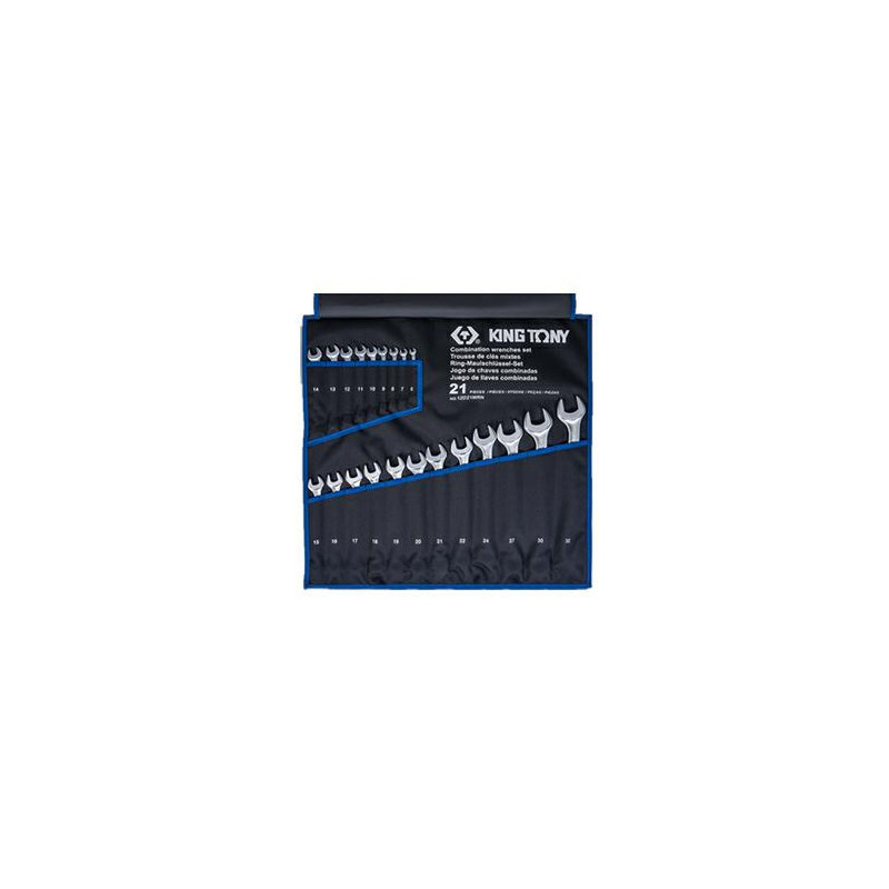 12D21MRN KT veržliarakčių rinkinys 6-32 mm 21 vnt. ETUI