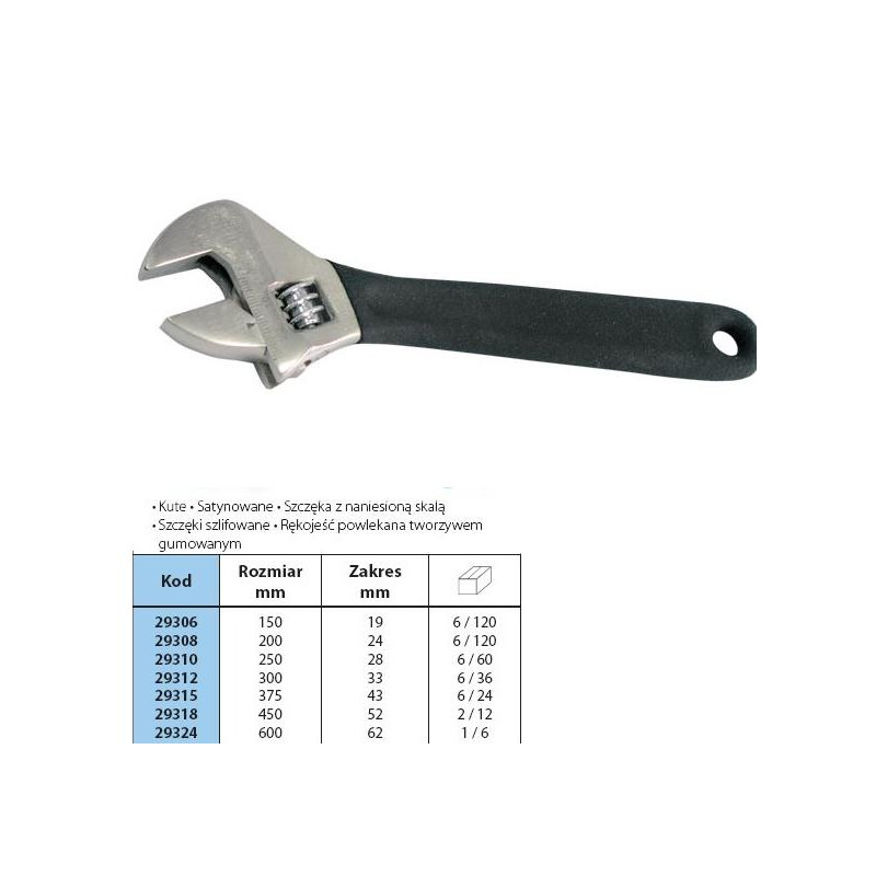 29318 PROLINE SZWED PROFES.450mm /0-52mm .