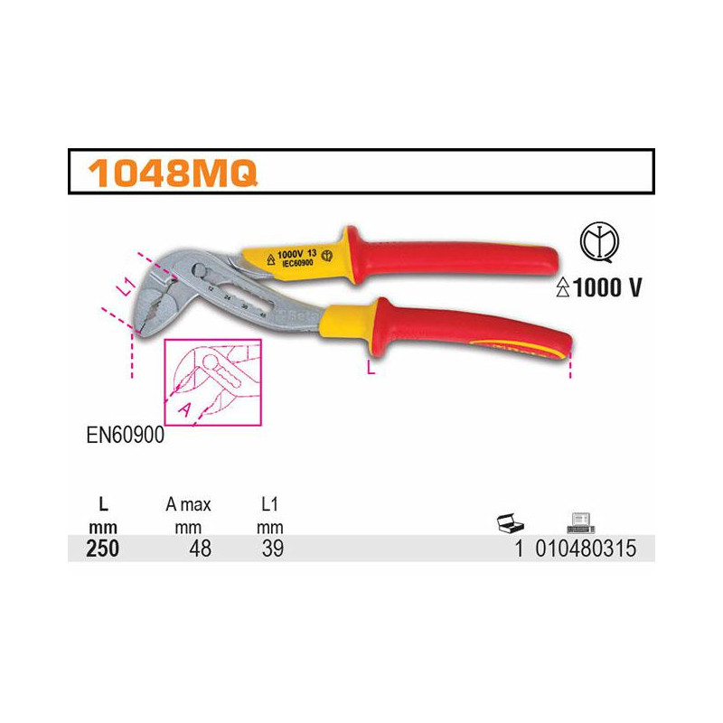 1048MQ-250 BETA REINFORCEMENTO PISTONAI 250mm /1048/250. 1000V...