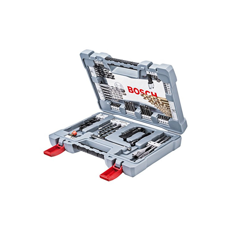 2608P00234 BOSCH grąžtų rinkinys + antgaliai 76 vnt. PREMIUM