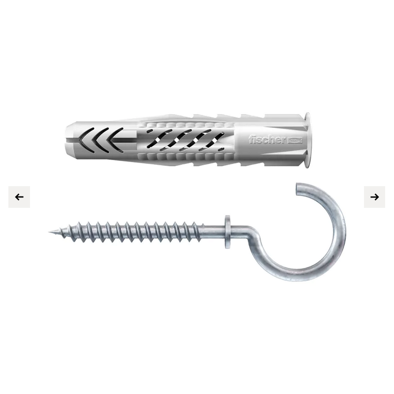 94407 FISCHER UX 6x35 RH kablys apvaliam flanšui / 25 vnt.