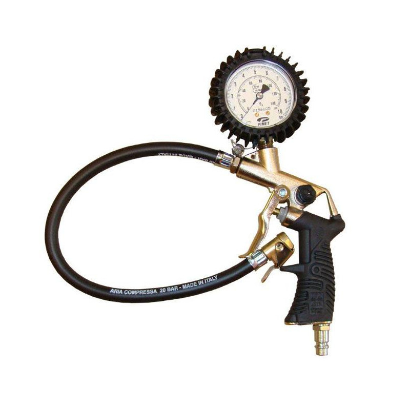 AH1708004A BETA PISTOLETINIS MANOMETRAS 25/D-RB 15 BAR/PSI SU PATVIRTINIMU