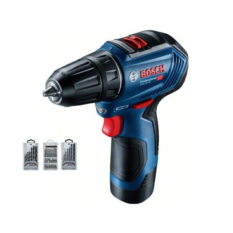 06019G9001 BOSCH.GSR 12V-30 + 39 ACC30/17Nm BL 2x2,0Ah TORCH
