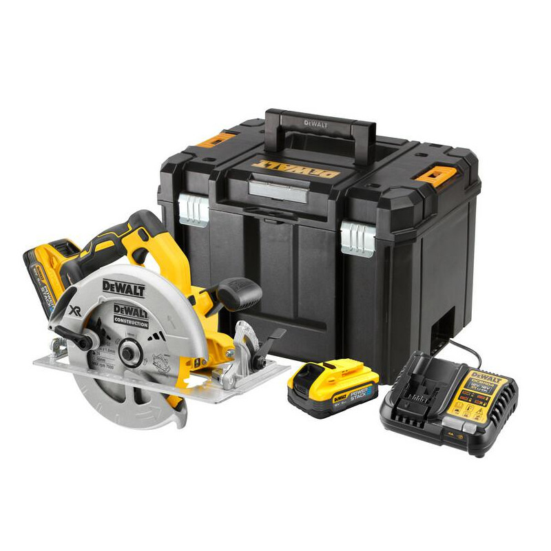 DCS570H2T-QW DEWALT.CIRCULARSAW. 18V DCS570H2T 184mm 2x5.0Ah POWERSTACK TSTAK