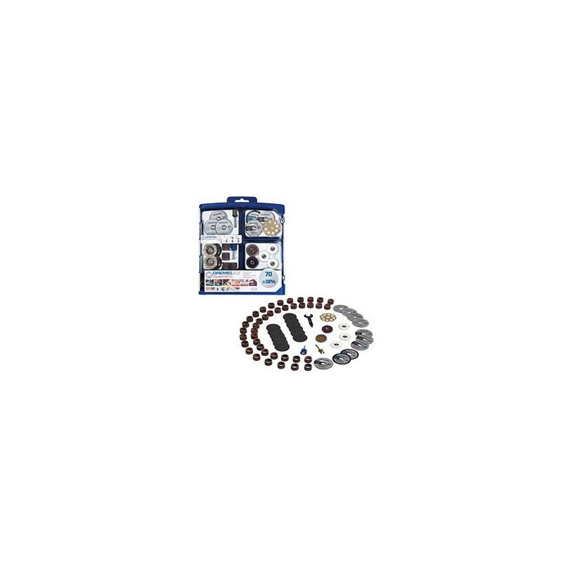 2615E725JA DREMEL ACC ACC PRIEDŲ RINKINYS 70vnt. SC725 SPEED CLIC