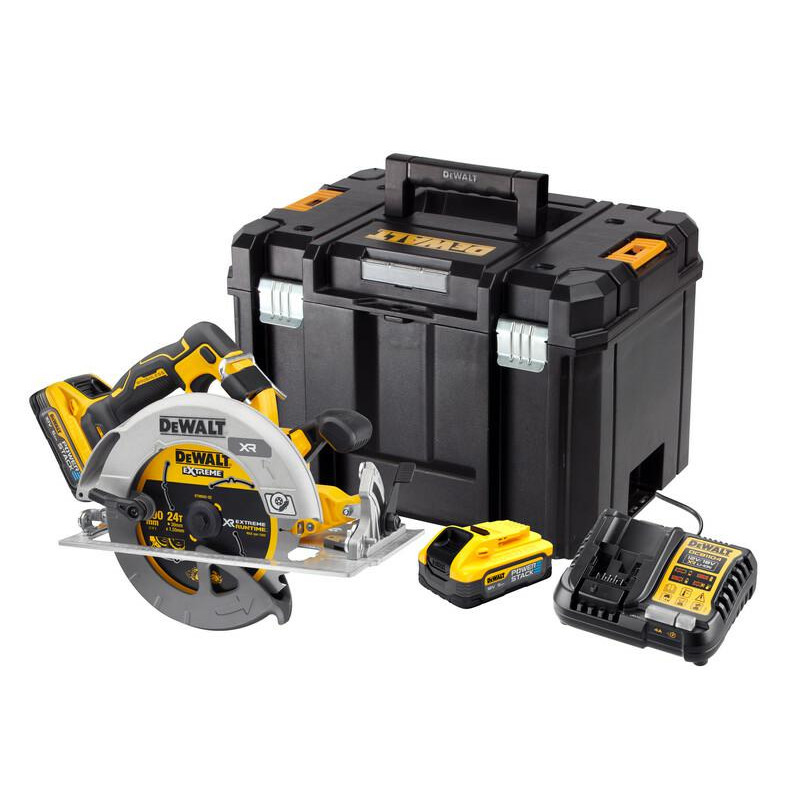 DCS573H2T-QW DEWALT.CIRCULARSAW. 18V DCS573H2T 2x5.0Ah 190mm POWERSTACK FLEXVOLT ADVANTAGE TSTAK