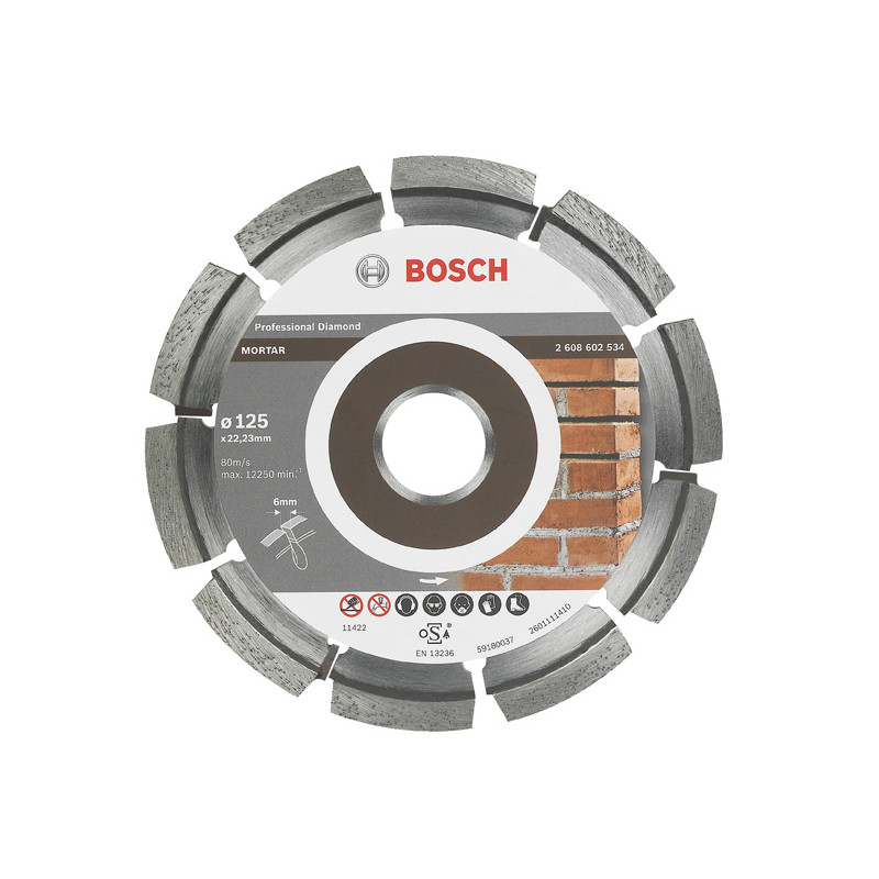 2608602534 BOSCH SHIELD D.*** 125x22 SEG MORTAR...