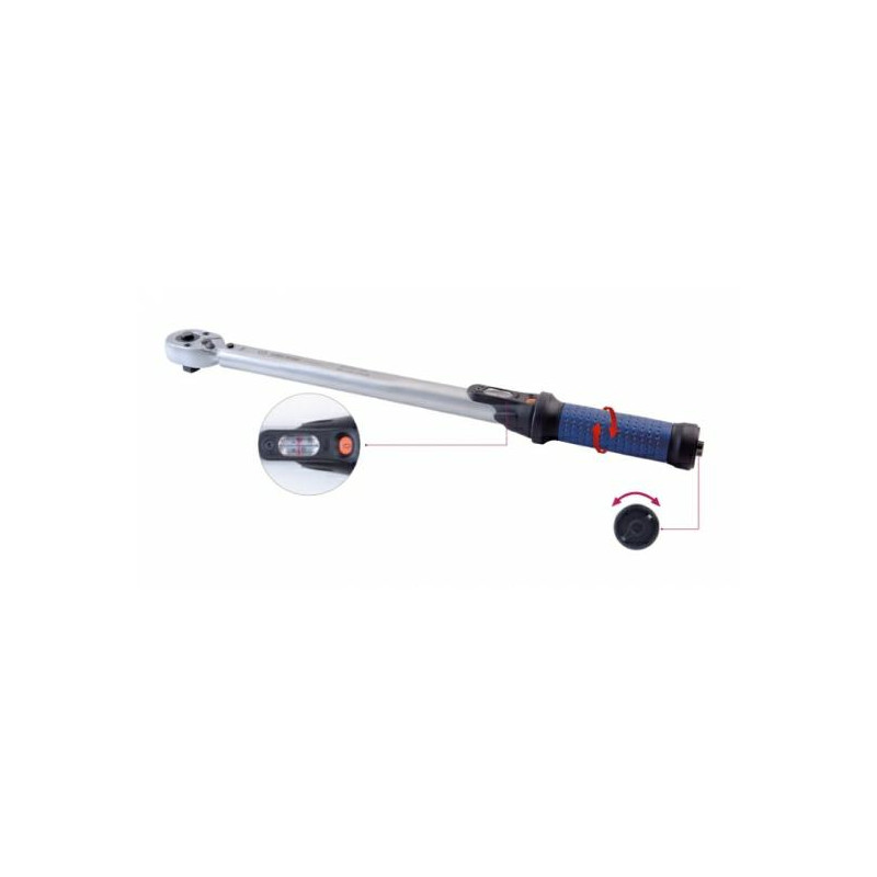 34366-1FG KT raktai su presu 3/8" 10-50Nm