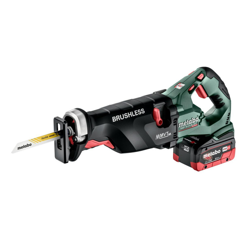 602258810 METABO.SSEP 18 LTX BL MVT 2x8.0Ah LiHD žoliapjovė METABOX