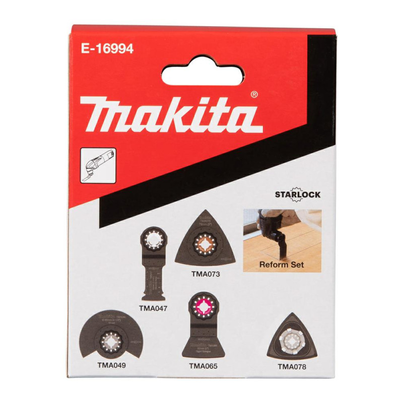 E-16994 MAKITA MT RENOVACIJOS RINKINYS 5vnt. (TMA047/49/65/73/78