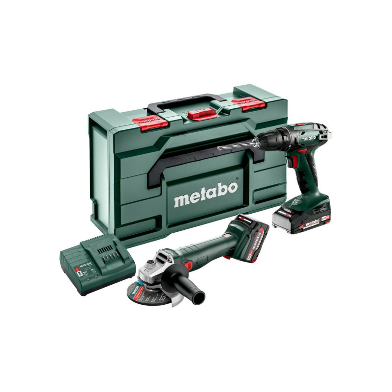 685204500 METABO.COMBO KIT 18V 2.4.3 (BS18+W18) 1x4.0Ah, 1x2.0Ah METABOX ...