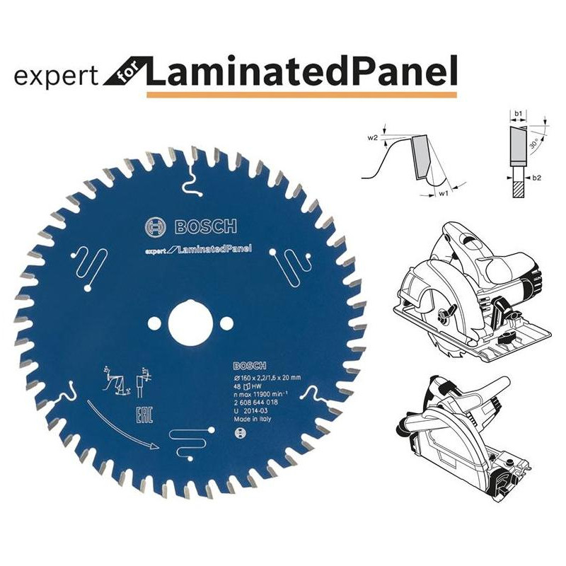 2608644130 BOSCH pjūklas EXP.LAMINAT.PANELĖ 190x30x60z LAMINUOTOS PANELĖS.