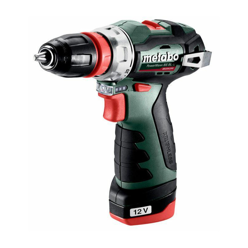 601749500 METABO.BS BL Q 12v 38Nm 2x2.0Ah vairuotojas