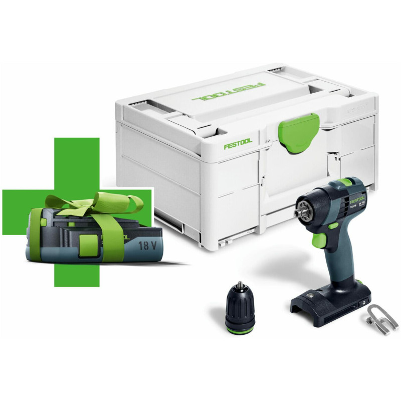 578064 FESTOOL akumuliatorinis suktuvas-gręžtuvas TXS 18-Basic-3.0
