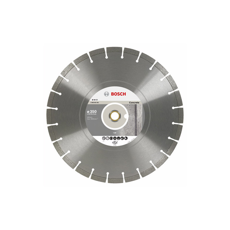 2608602561 BOSCH TARGETE D.** 350x25.4 SEG CONCRETE
