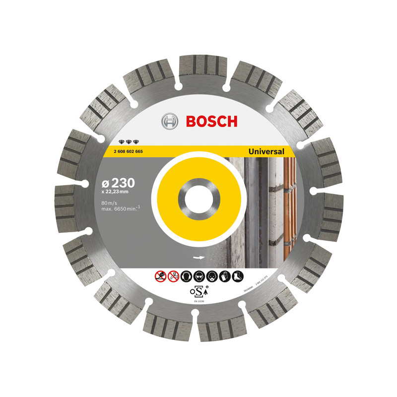 2608602675 BOSCH TARGET D.*** 230x22 TUR UNIV