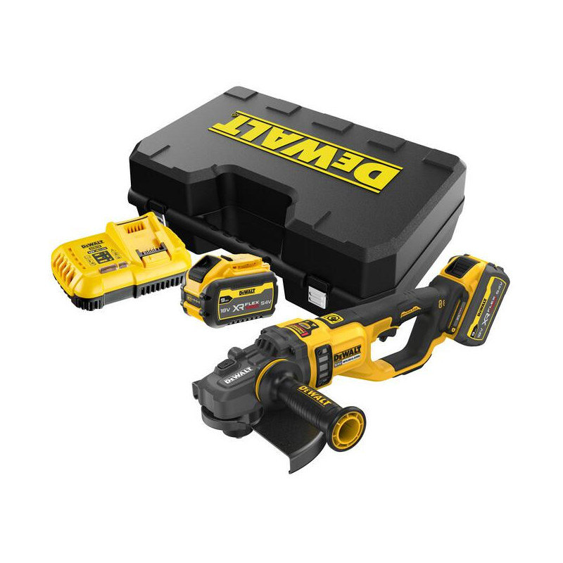DCG460X2-QW DEWALT.ANGLEGRINDER. 54V FV DCG460X2 230mm 2x9.0Ah