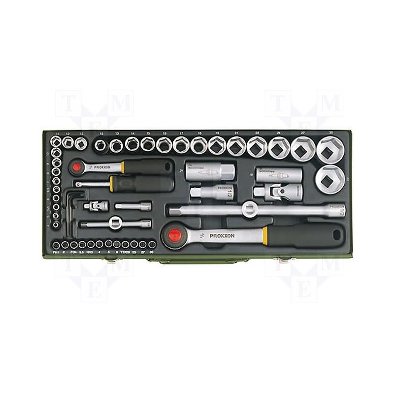 PR23040 PROXXON KPL. 55cz. /1/2"-1/4"/