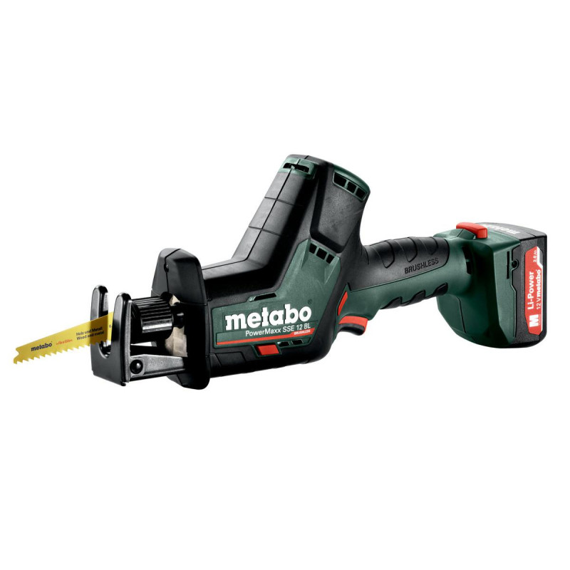 602322500 METABO.PowerMaxx SSE 12 2x2.0Ah BL žoliapjovė...