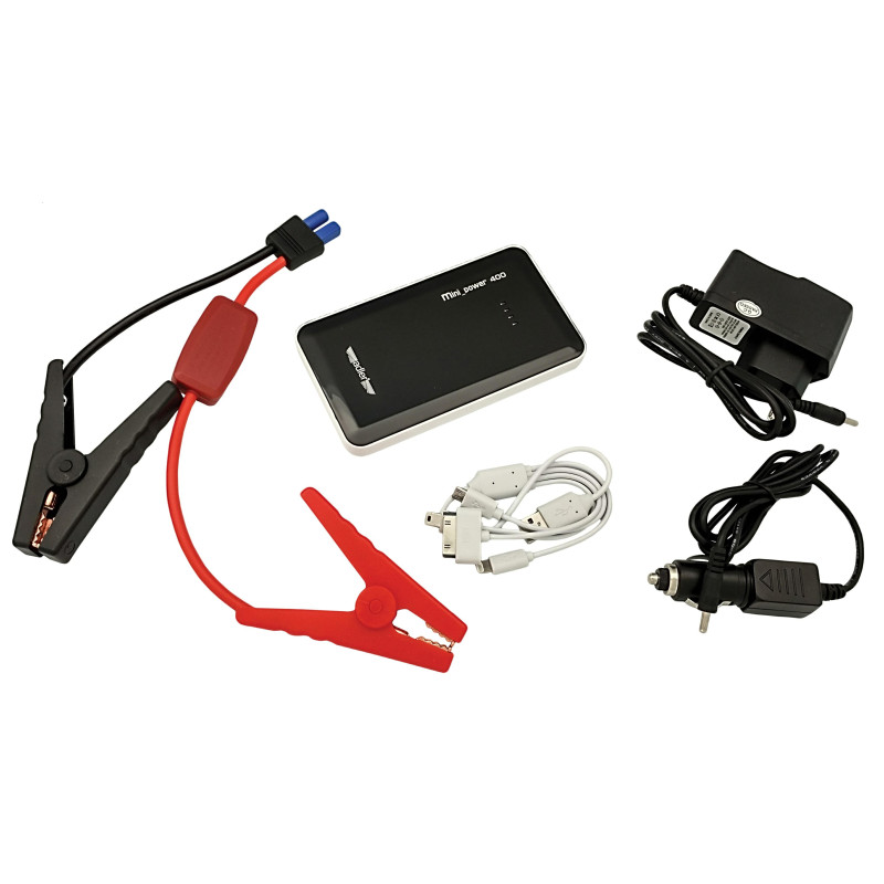 560.400 ADLER POWER BANK MINI POWER-400 VILOFUNKCINIS PALEIDIMO ĮRENGINYS