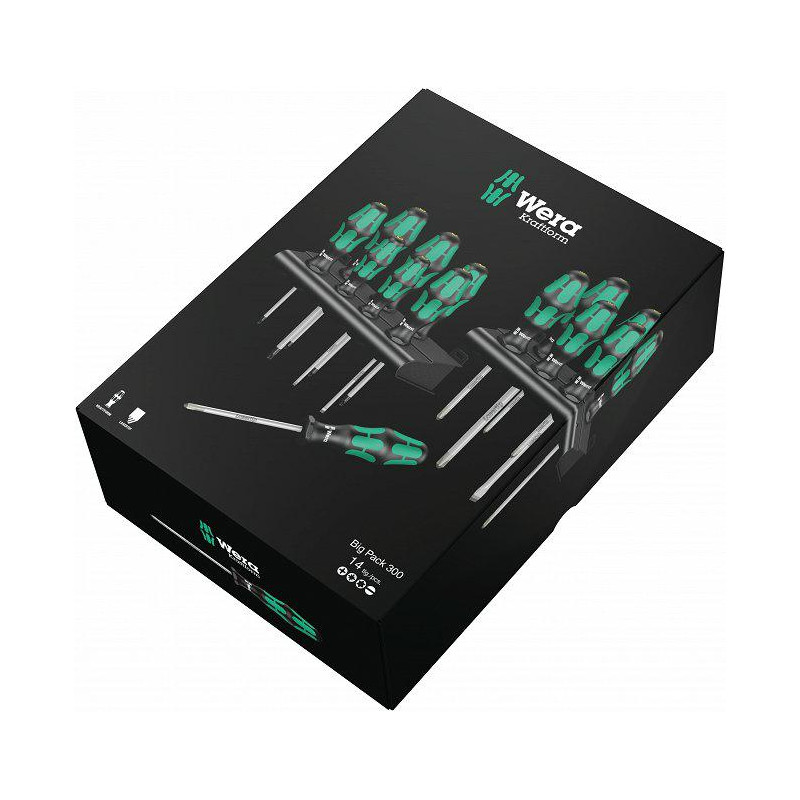 05105630001 WERA DRIVERS 14 vnt.+2 rankenos...