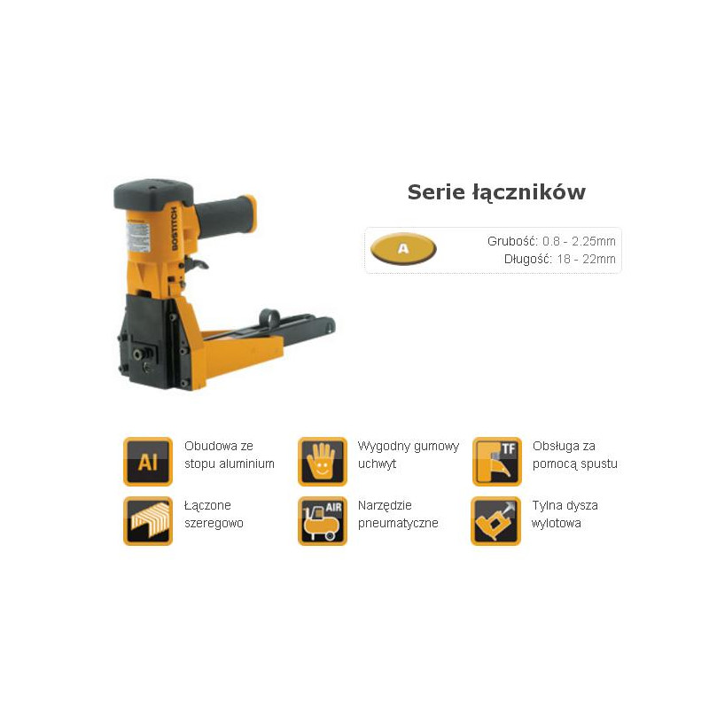 DS-3522-E "BOSTITCH" KARTONINIŲ DĖŽIŲ SANDARIKLIS PNE. ...