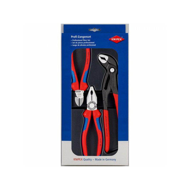 002009V01 KNIPEX PATTERN SET 3pc... 0302180/7002160/8701250