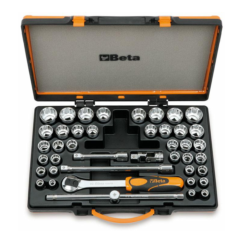 920-C37 BETA 1/2" ąsočių rinkinys su įranga 42vnt.
