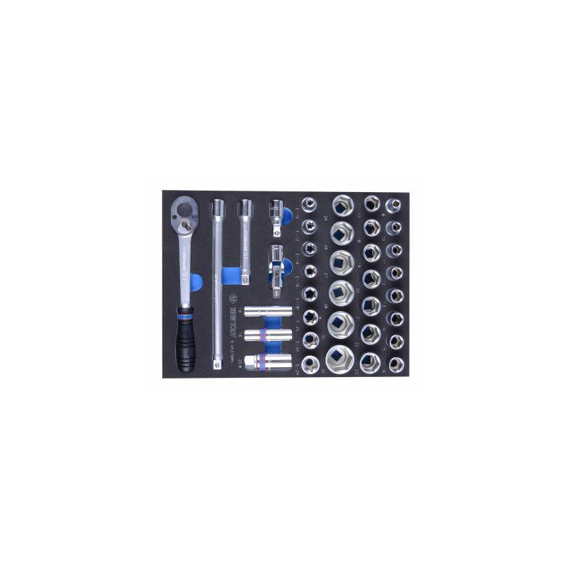 9-4537MRV KT KASETĖS 1/2" LIZDŲ RINKINYS 37el...