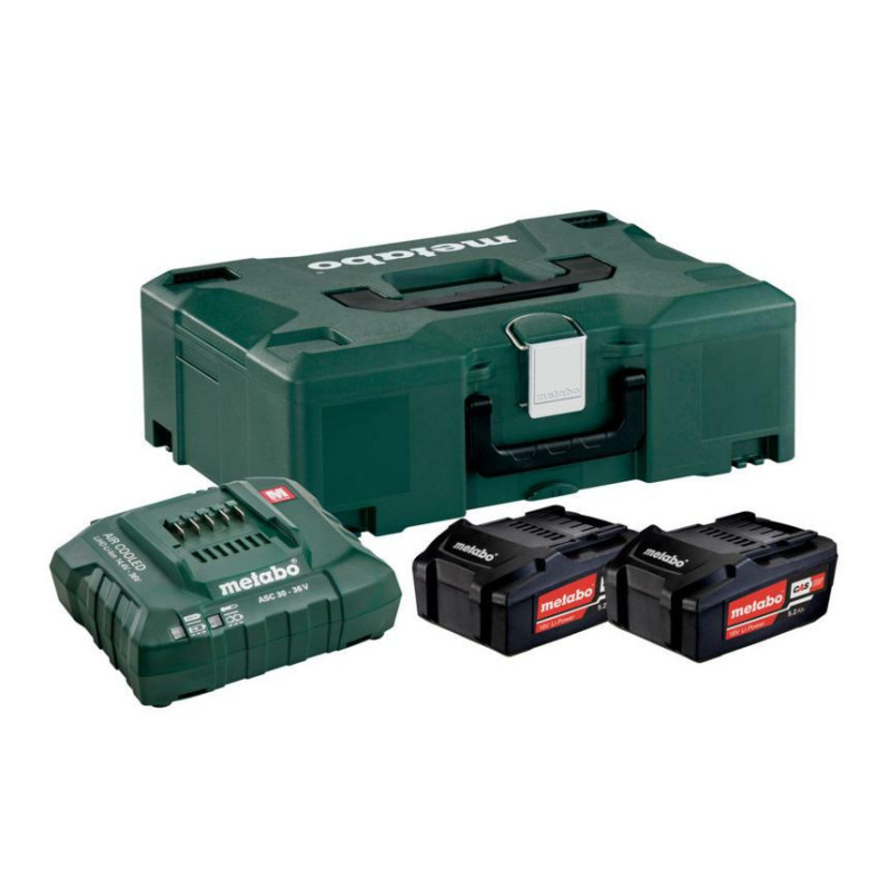 685065000 METABO.BATERIJA 18V 5,2Ah x2 + PAKROVIMAS. ASC 55 +METALOC II