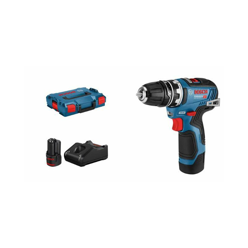06019H3001 BOSCH.GSR 12V-35 FC +GFA 35/20Nm 2x3.0Ah LB tvarkyklė
