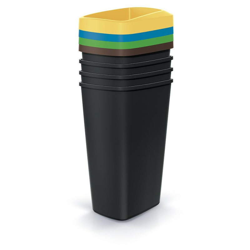 NSBO45S4 KEDEN ŠIUKŠLIŲ DĖŽĖ COMPACTA Q 45L RINKINYS 4