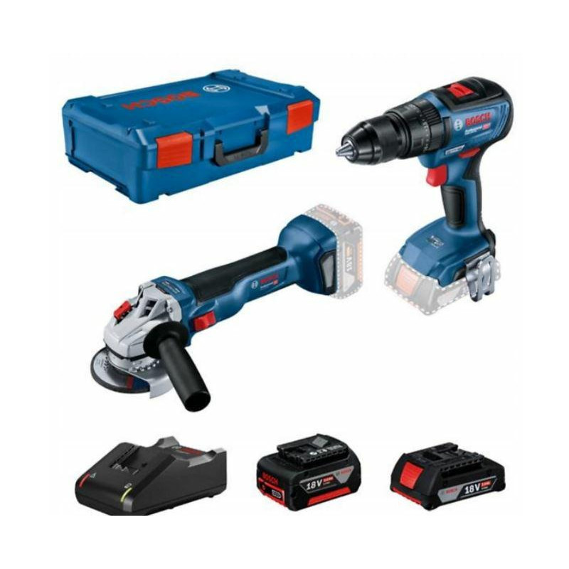 0615990M9K BOSCH.KIT 18V GWS 18V-10 + GSB 18V-50 + GAL18V-40 + XL-BOXX ...