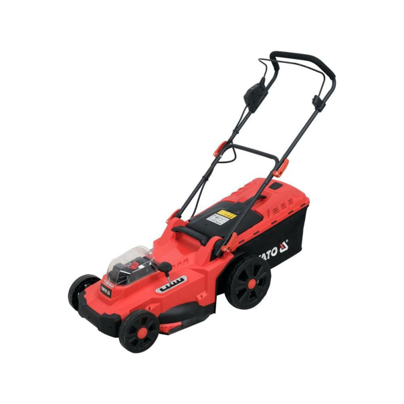 YT-85224 YT.MOWER 2x18V 43cm + 2x4.0Ah + DVIGUBAS ĮKROVIKLIS