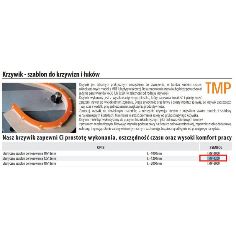 TMP-1200 CMT CROSS MINI L 1200 PROFILAS 12x12 .