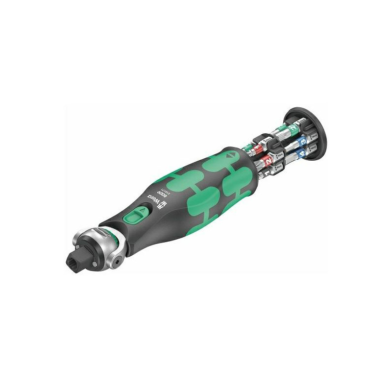 05004280001 WERA SET KOŃ. SU GRZ. 3/8" 13 vnt. 8009 ZYKLOP KIŠENINIS RINKINYS 1