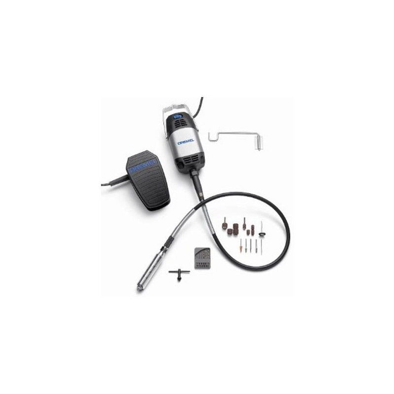 F0139100JA "DREMEL" DAUGIAFUNKCINIS ĮRENGINYS FORTIFLEX 300W + VELENAS + KREIPIAMOJI JUOSTA