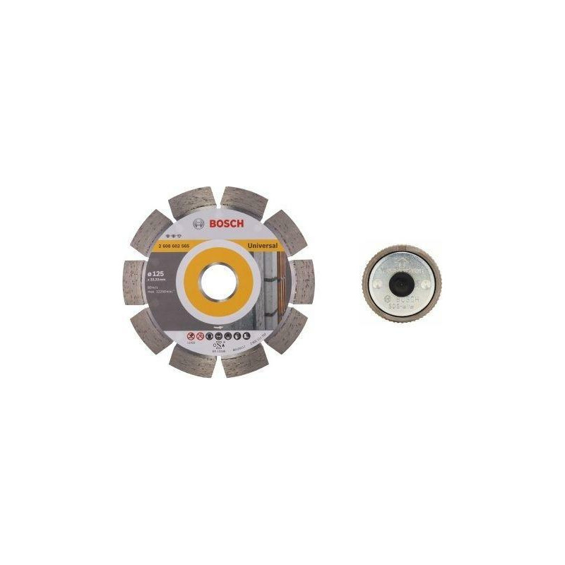 061599759Y BOSCH D.ZIT 3vnt. 125mm + SDS NAKER EXPERT, skirtas UNIVERSAL
