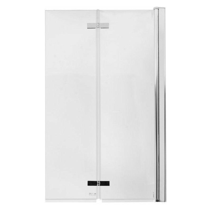 68622 Bangų sulankstomas ekranas Sulankstomas dvigubas 100x140 cm stiklas 5 mm