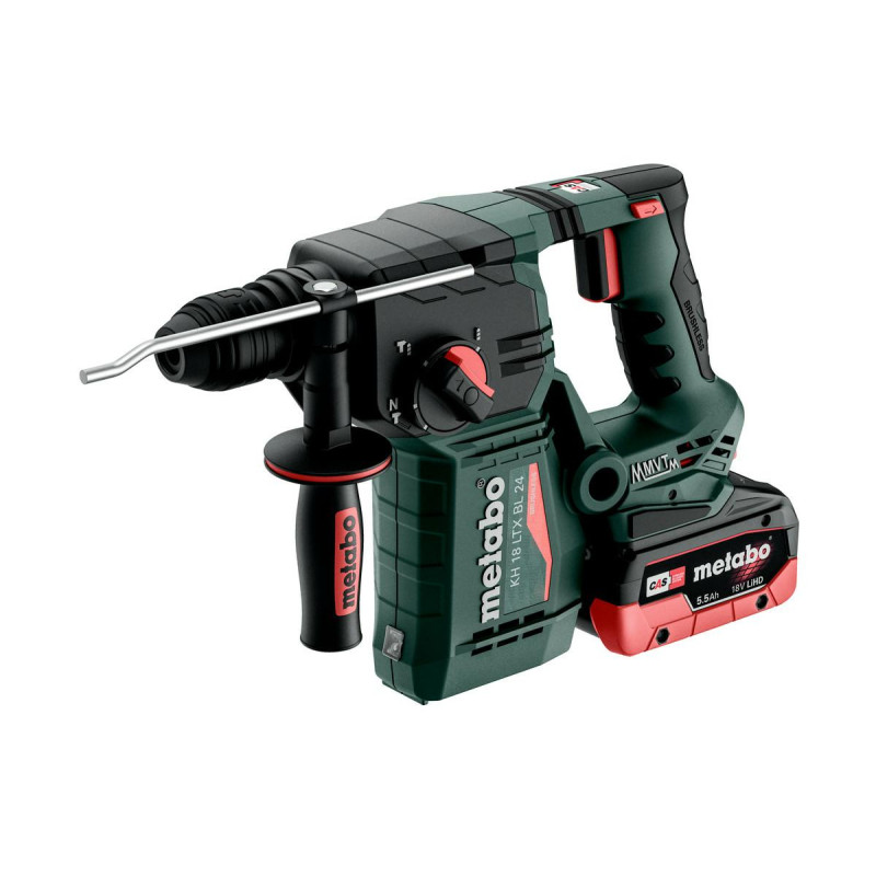 601713660 METABO.Hammer KH 18 LTX BL 24 2x5,5Ah LiHD METABOX + PAKETAS