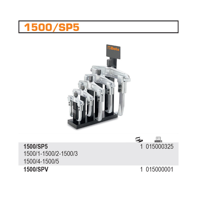 1500-SP5 BETA dvipusės traukės rinkinys 5el...