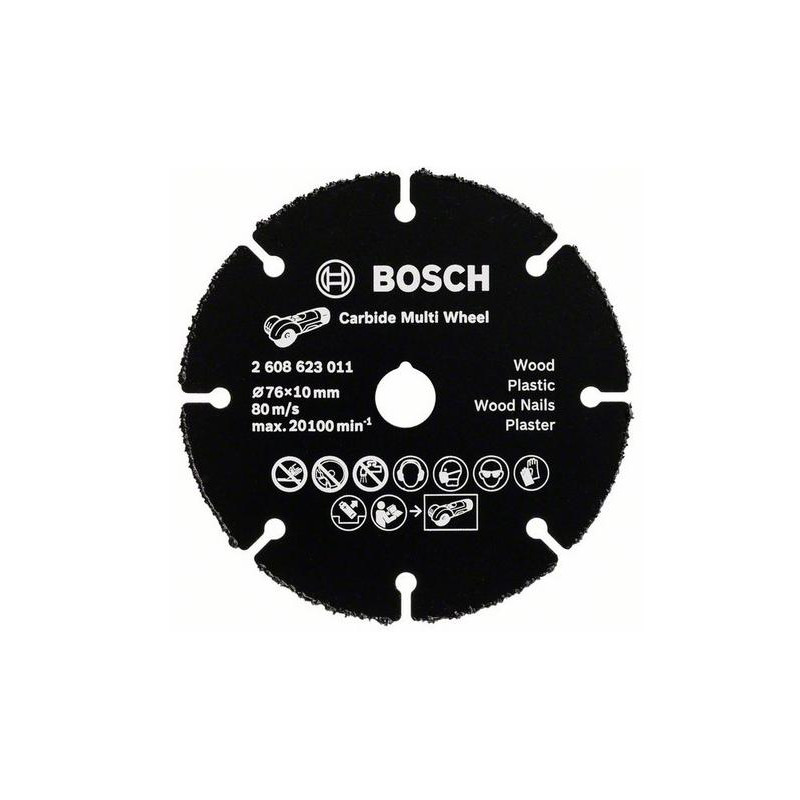 2608623011 BOSCH UNIVERSALUS TARGET 76 mm medžio, plastiko, gipso.