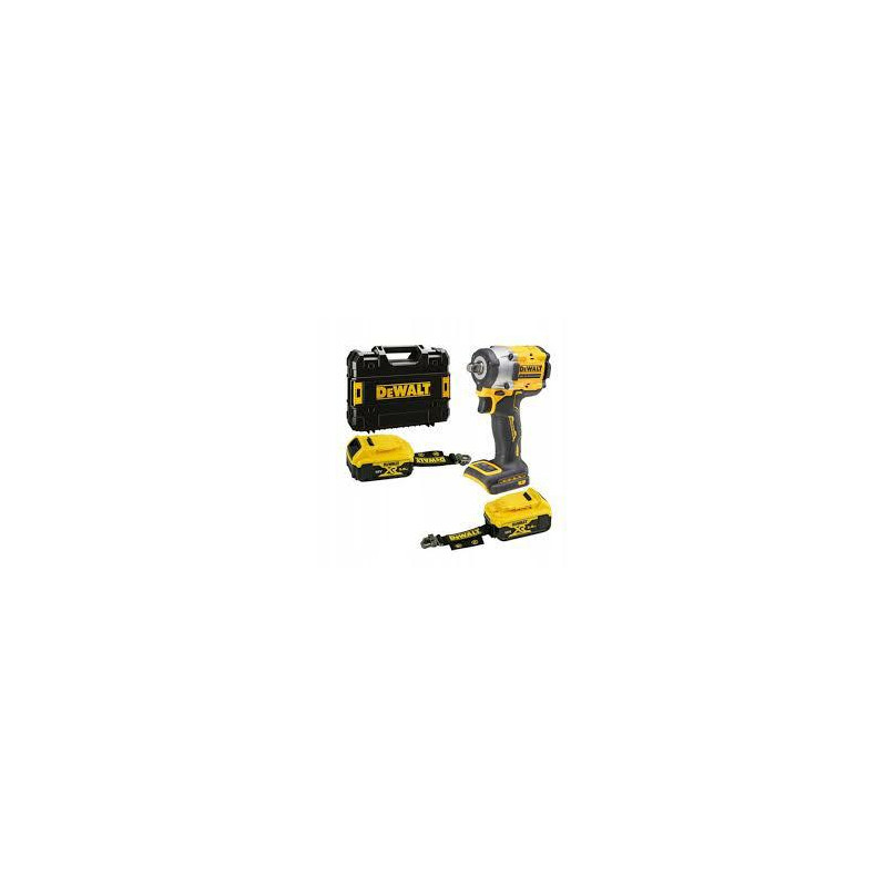 DCF921P2LRT-XJ DEWALT.1/2" 18V smūginis veržliaraktis DCF921P2LRT 406Nm 2x5.0Ah TSTAK RING, BE ĮKROVĖJIMO, PARUOŠTAS ...
