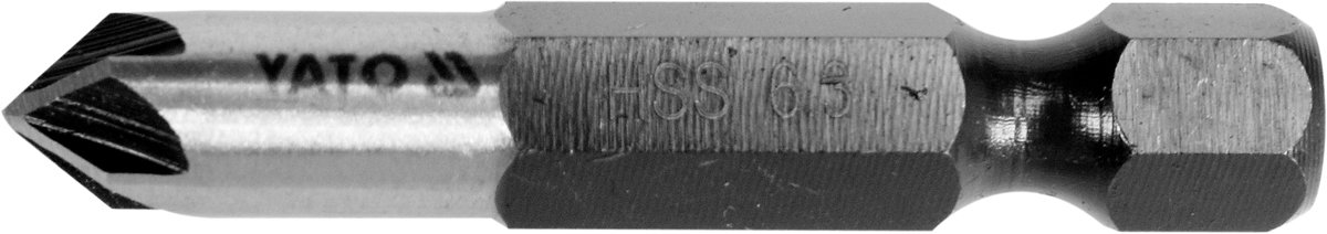 Freza/grąžtas metalui | HSS | Hex 6,3 mm (1/4") | Ø 6.3 mm (YT-44721)
