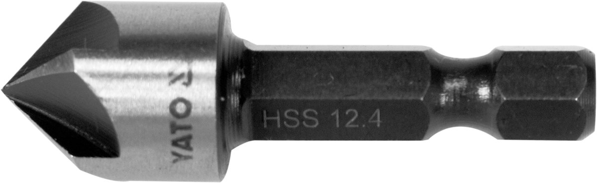 Freza/grąžtas metalui | HSS | Hex 6,3 mm (1/4") | Ø 12.4 mm (YT-44724)