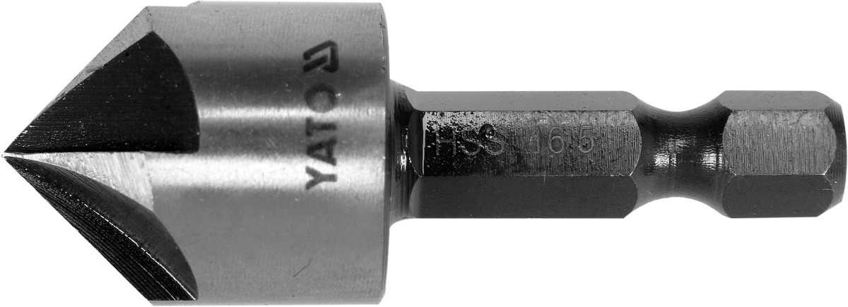 Freza/grąžtas metalui | HSS | Hex 6,3 mm (1/4") | Ø 16.5 mm (YT-44725)