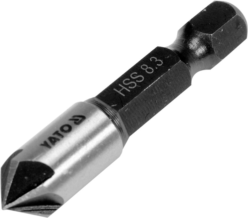 Freza/grąžtas metalui | HSS | Hex 6,3 mm (1/4") | Ø 8.3 mm (YT-44722)