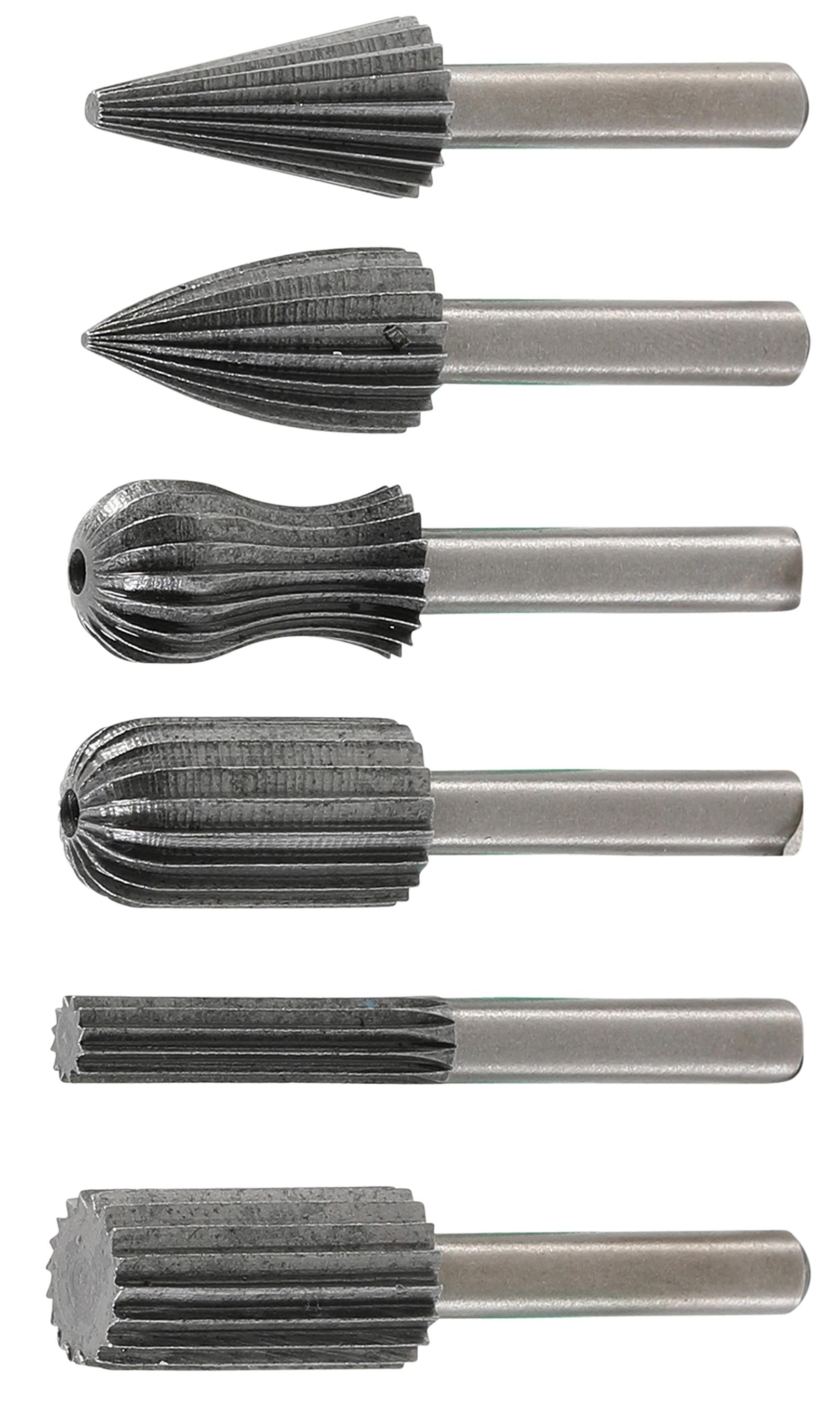 Kūginės frezos metalui | HSS | 6 vnt. (1604)