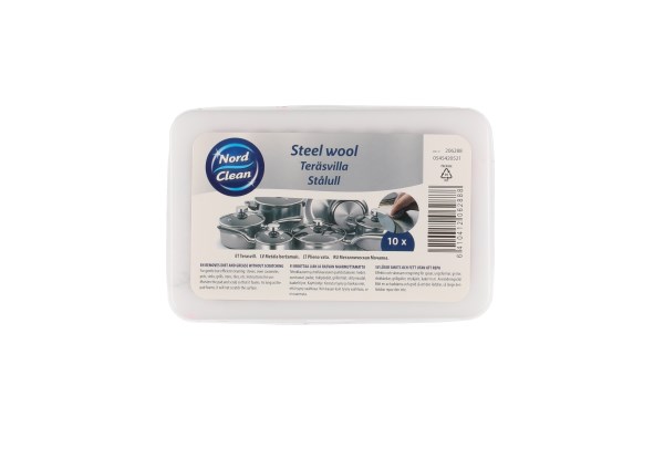 Nord Clean Steel vilnos muilo pagalvėlės 10 vnt