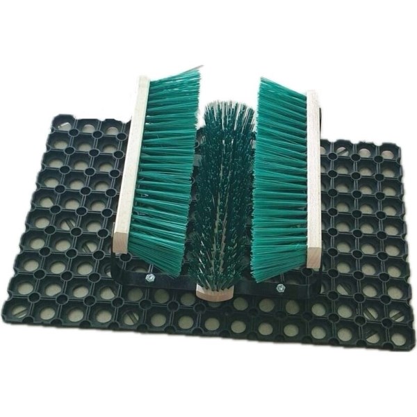 Batų valymo šepečiai 3D + guminis kilimėlis